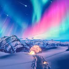 Snow Winter Iceland Aurora Northern Lights Wallpaper Junpix Northern Lights Wallpaper Northern Lights Best Winter Destinations