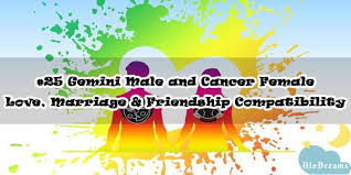 This duo has more than one similarity. 25 Gemini Male And Cancer Female Love Marriage Friendship Compatibility