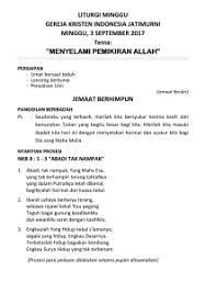 Berjumpa dengan allah dalam keluarga. Paling Baru Contor Ibadah Perayaan Natal Sekolah Minggu Beserta Liturginya Zee Blog S