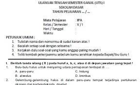 Kemampuan kelelawar dapat mengetahui pada lingkungan sekitarnya dengan menggunakan system sonar. Soal Uts Ipa Kelas 5 Semester 1 Dan Kunci Jawaban Website Pendidikan