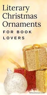 Literary Christmas Ornaments And Decorations For Book Lovers Mind Joggle In 2020 Book Related Gifts Book Lovers Gifts Book Gifts
