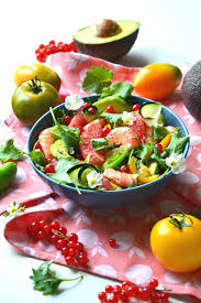 Salade Avocat Pamplemousse Courgettes Crevettes Recette Salade D Avocat Salade Avocat Pamplemousse Salade De Crevettes
