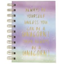 A6 Unicorn Notebook Quote Organiser Girls Journal Hardback Diary Book Memo Pad Astrabluegiftware Notebook N Hardback Notebook The Notebook Quotes Diary Book