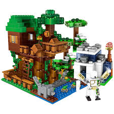 Please try again on another device. Legoing Minecraft Firgues Jungle Tree House Compatible My World Minecraft Village Bricks Classic Building Blocks Children S Toys Buy At The Price Of 14 10 In Aliexpress Com Imall Com