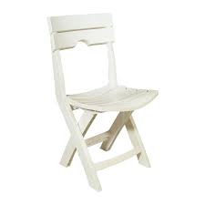 Quik Fold Chair White Adams Outdoor Folding Chairs White Plastic Chairs Plastic Patio Chairs