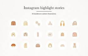 On your phone, your instagram profile photo size is 110 x 110 pixels. Rainbow Instagram Story Highlight Icons Earthy Insta Template Etsy Story Highlight Icons Instagram Story Highlight Icons Instagram Story Highlight
