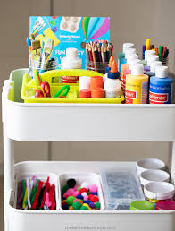 Flip this art easel around for a whiteboard. Kids Craft Storage The Best Ideas For Kids