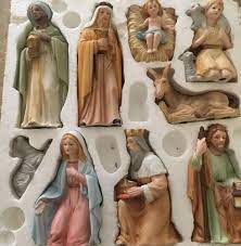 Vintage Homco Home Interior 9 Pc Nativity Set 5599 With Styrofoam Case Pastels Ebay Vintage Home Decor Vintage Home Decor Farmhouse Home Decor Websites