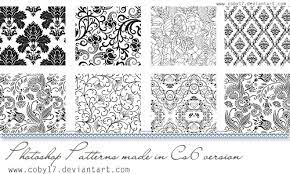Flowers make the world a today's freebie is 6 seamless floral jpg patterns by pixel buddha. Floral Black And White Photoshop Patterns By Coby17 On Deviantart