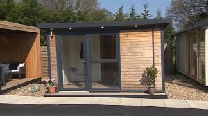 Home offices, insulated garden office pods, outdoor office sheds. Business Boom For Suffolk Garden Office Company As More People Work From Home Itv News Anglia