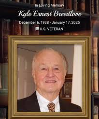 Kyle Ernest Breedlove, 86 of Warren, Indiana, passed away