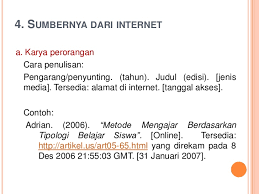 Selain itu biar pemahamanmu menjadi lebih kuat dalam artikel ini kamu juga akan menemukan beberapa contoh daftar pustaka dari berbagai sumber ilmiah sampai mulai dari buku disertasi tesis skripsi jurnal laporan majalah koran dan berbagai jenis karya tulis lainnya. Penulisan Daftar Pustaka