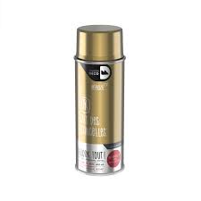 L'utilisation du doré n'est pas anodine en décoration. Peinture Aerosol Maison Deco Relook Tout Or Metallise 400 Ml Effet Decoratif Et Couleur Aerosols Peinture Revetement Decoration Interieur
