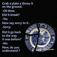 Seeking to celebrate and shed light on our fragmented pieces. Pix For Broken Plate Sorry Quote Saying Sorry Sayings Plates