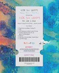 Album Stubs On Instagram Kids See Ghosts Kanye West Kidcudi Artwork By The Talented Takashipom Music Poster Ideas Yeezus Wallpaper Kanye West Kids