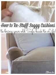 Sew around the cushion cover with a seam allowance and leaving the. How To Re Stuff Sofa Cushions Make Them Look New Again Lehman Lane