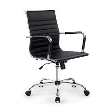 eden mid back office chair in black in 2020 eames office chair office chair black office chair