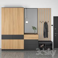 3d Models Wardrobe Display Cabinets Entrance Hallway 19 Entrance Hall Decor Hallway Furniture Hall Decor