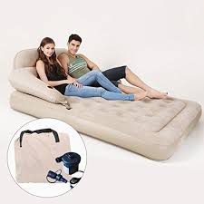 qihangchepin double inflatable inflatable mattress pvc removable backrest inflatable bed outdoor travel tent inflatable bed inflatable mattress air mattress