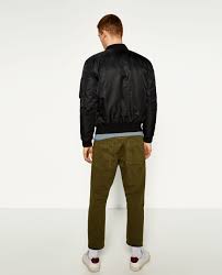 Basic Bomber Jacket Bombers Man Zara Indonesia Jaket