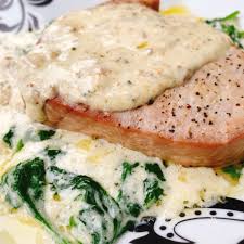 Cooked in 2 1/2 minutes flat, it's also possibly the fastest fish recipe ever!. Tuna Steaks With Garlic Herb Cream Sauce Allrecipes
