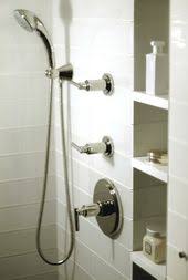 White Glass Subway Tile Shower Niche Glass Shelves In Bathroom Shower Shelves