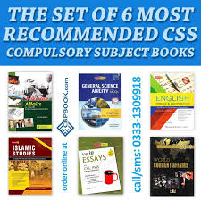 The Set Of 6 Most Recommended Css Compulsory Subject Books Cbpbook Pakistan S Largest Online Book Store Pdf Books Reading Books English Study