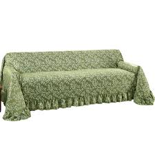 Maybe you would like to learn more about one of these? Collections Etc Leaf Patterned Furniture Cover With Ruffle Borders Furniture Protector With Leaf Design Sage Green Sofa Buy Online In Guernsey At Guernsey Desertcart Com Productid 31897296