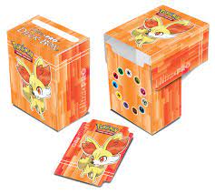 The pokemon tcg is a trading card game, meaning players collect cards to build unique decks and play opening packs from the same box makes it more likely to get a variety of cards. Collectible Card Games Japanese Pokemon Xy Deck Box With Chespin And Froakie Brand New Fennekin Swites Ihcantabria Com