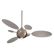 An energy efficient dc motor and integrated 16 watt led light enhance this fresh and clean work of art. Minka Aire F596 Bn Cirque 54 In Indoor Ceiling Fan Brushed Nickel Walmart Com Walmart Com