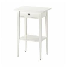 Hemnes Avlastningsbord Vit 46x35 Cm Ikea Ikea Hemnes Nightstand White Nightstand Hemnes Bedside Table