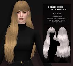 That's why we offer you to look at our sims 4 hair mods free examples list and pick what you need. Phoenix Sims Leigh Hair Download Free