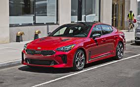 Be sure to check your pictures of this sporty little ute to see the various colors show off its. Download Wallpapers Kia Stinger Gt 2019 Red Sports Sedan Front View New Red Stinger Korean Sports Cars Kia For Desktop Free Pictures For Desktop Free