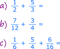 Calculați cel mai puțin denominator comun. Ce RezolvÄm Azi 12 Martie 2018