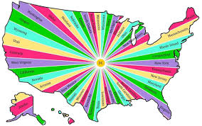 Subscribe to kiddopedia channel for more educational videos →. Terrible Maps On Twitter The Radial States Of America Maps Map Terriblemaps Terriblemap Usa States