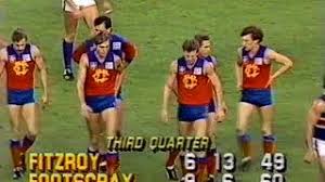 He played for fitzroy and the brisbane bears between 1985 and 1995. Almanac Football History Fitzroy S Last Finals Series The Fabulous 1986 Season