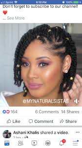 The style is achieved by dividing the hairs into several sections, twisting strands of hair, then twisting two twisted strands around one another. Mz Bee Natural Hair Twists Hair Twist Styles Twist Hairstyles
