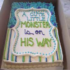 Monsters Inc Baby Shower Cake From Sweet Matriarch Bakery Monsters Inc Baby Shower Monsters Inc Baby Monster Baby Showers