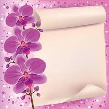 خلفيات وردية للتصميم anazhthsh google wedding invitations borders floral border design orchids