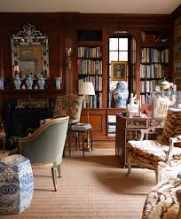 The New York Social Diary Recently Shared A Tour Of John Rosselli S Handsome New York Apartment And I Had To Share It Home Library Design Home Paneled Library