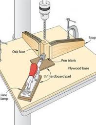 Square Base With Tools On It Red Clamp Woodturning Wood