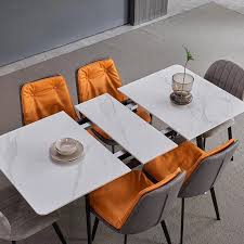 Rhomtree 3 pieces dining set table with 2 benches kitchen dining room furniture 47.6″l x 29.9″w modern style wood table top with metal frame (black) rhomtree. Folding Marble Dining Table Home Small Apartment Modern Simple Light Luxury Rock Board Multifunctional Rotating Retractable Dining Tables Aliexpress