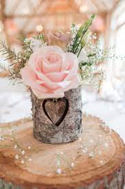 Pretty Pale Pink Country Barn Wedding Blush Wedding Centerpieces Rustic Wedding Centerpieces Pastel Wedding Flowers