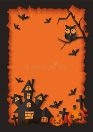 Il y a un bord de 0.2cm (0.08 inch) autour des autocollants. Blank Halloween Banner Template With Scary Black House Silhouette Stock Vector Illustration Of Element Decoration 159030305
