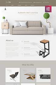Many of our furniture web templates contain product galleries or catalogues to present a range of furniture. Roomswear Furniture Wordpress Elementor Theme Furniture Website Interior Design Website Website Layout Inspiration