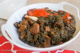 Lalo With Beef Spinach And Blue Crabs Haitian Food Recipes Cooking Spinach Veggie Dishes