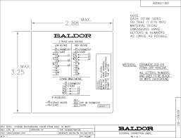 Baldor high voltage and low voltage wiring.because of the higher bus voltage and load currents, instrument transformers are used to reduce these currents to lower values, which are used with protective relays. Abb Baldor Idbrpm25754 75 Hp 1750 Tebc Fl2586 460v