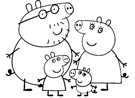 Peppa suo fratello george mamma pig e papa pig sono i componenti di una famiglia di maialini. Disegni Da Colorare Peppa Pig Mamme Magazine