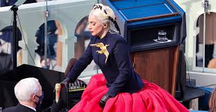 Like you've never seen her before: Fans Think Lady Gaga S Inauguration Outfit Was Straight Out Of The Hunger Games