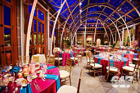 Brightly Colored Wedding Celebration In The Orangerie At Tower Hill Botanical Gardens Event Catering Bright Wedding Colors Celebrity Weddings